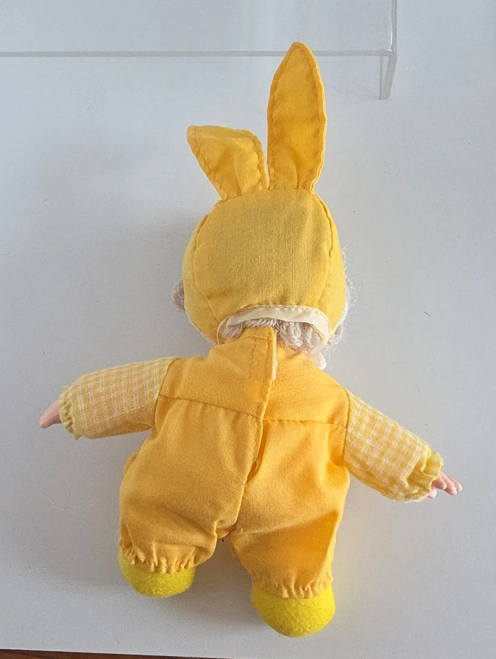 Vintage 1990's Soft Body Collectible Doll With Bunny Ears 6”
